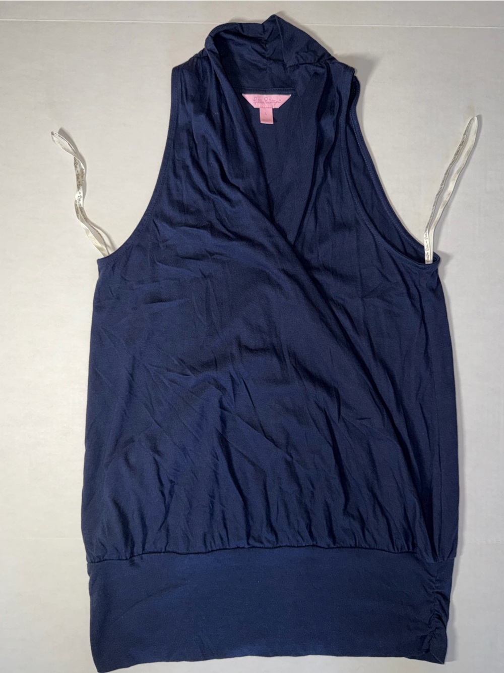 Lilly Pulitzer Navy Sleeveless V-Neck Pullover Tank